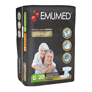 PAÑAL ADULTO EMUMED G X20