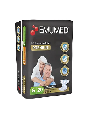 PAÑAL ADULTO EMUMED G X20
