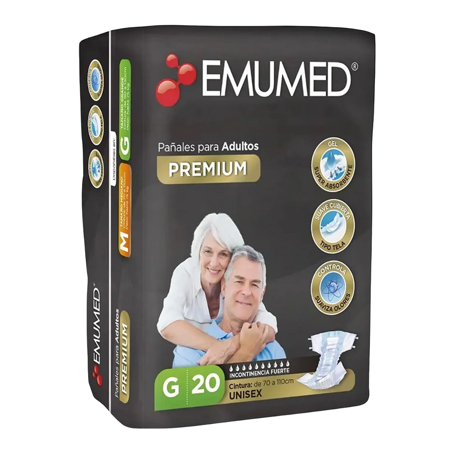 PAÑAL ADULTO EMUMED G X20 1