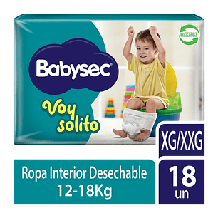 PAÑAL BABYSEC VOY SOLITO XG / XXG X18 