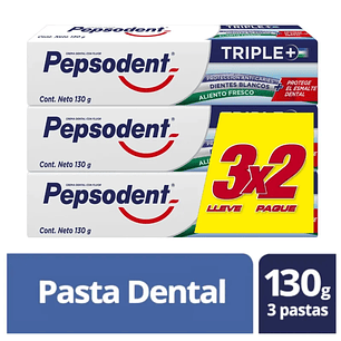 PEPSODENT PACK 3 TRIPLE MPK 130G