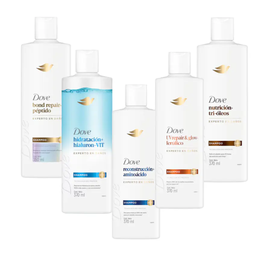 SHAMPOO DOVE VARIEDADES 370 ML (12U) 1