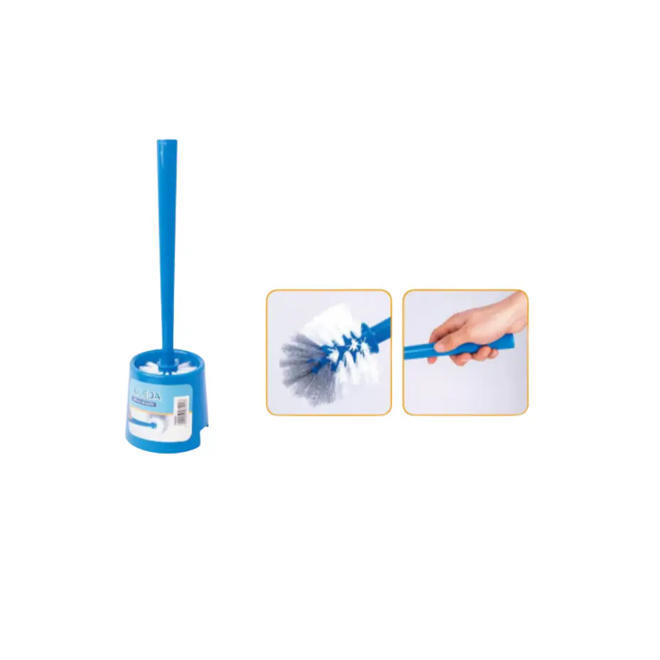 CEPILLO PLASTICO INODORO CON BASE PROTECTORA 1