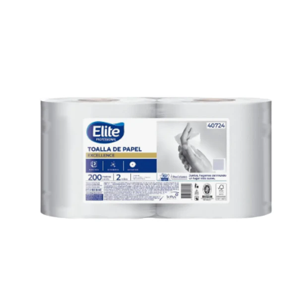 TOALLA INDUSTRIAL ELITE EXCELLENCE DOBLE HOJA 200x2 1