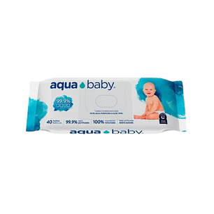 TOALLA HUMEDA AQUA BABY X40