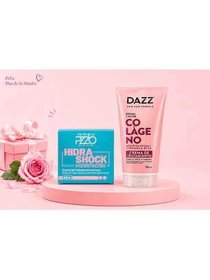PACK CREMA FACIAL HIDRASHOCK_CREMA COLAGENO DAZZ