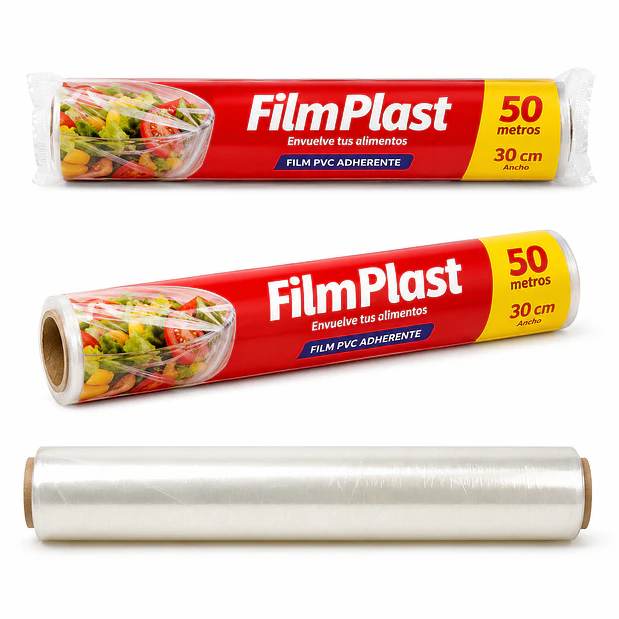 FILM PLAST ADH 30 CM X 50 MTS  1