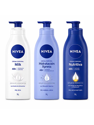 CREMA CORPORAL NIVEA 1L 