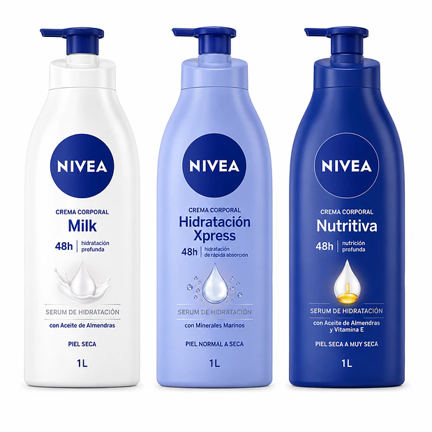 CREMA CORPORAL NIVEA 1L  1