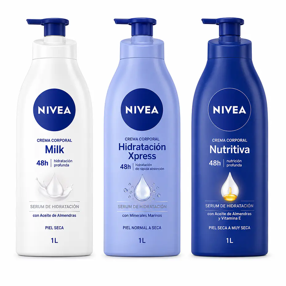 CREMA CORPORAL NIVEA 1L  1