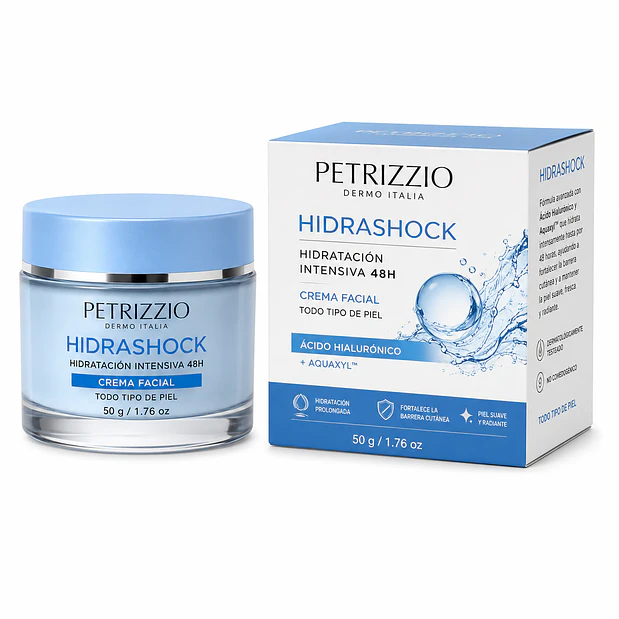 CREMAS FACIAL PETRICIO PETRIZZIO HIDRASHOCK 48H 50G 1