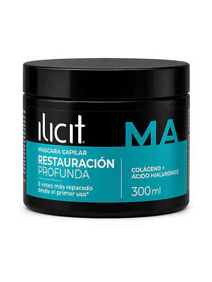 MASCARA CAPILAR RESTAURACION PROFUNDA ILICIT 300 ML 
