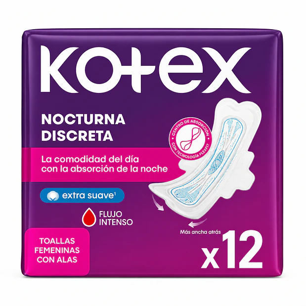 TH KOTEX NOCTURNA ULTRAFINA X12 1