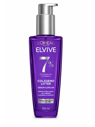 SERUM CAPILAR COLAGENO LIFTER ELVIVE  LOREAL 100 ML 