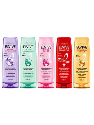 ACONDICIONADOR ELVIVE VARIEDADES 370 ML (12U)