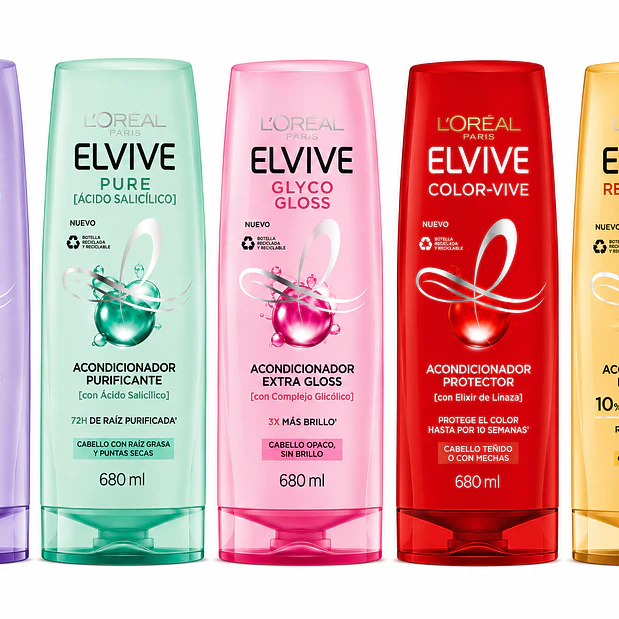 ACONDICIONADOR ELVIVE VARIEDADES 370 ML (12U) 1