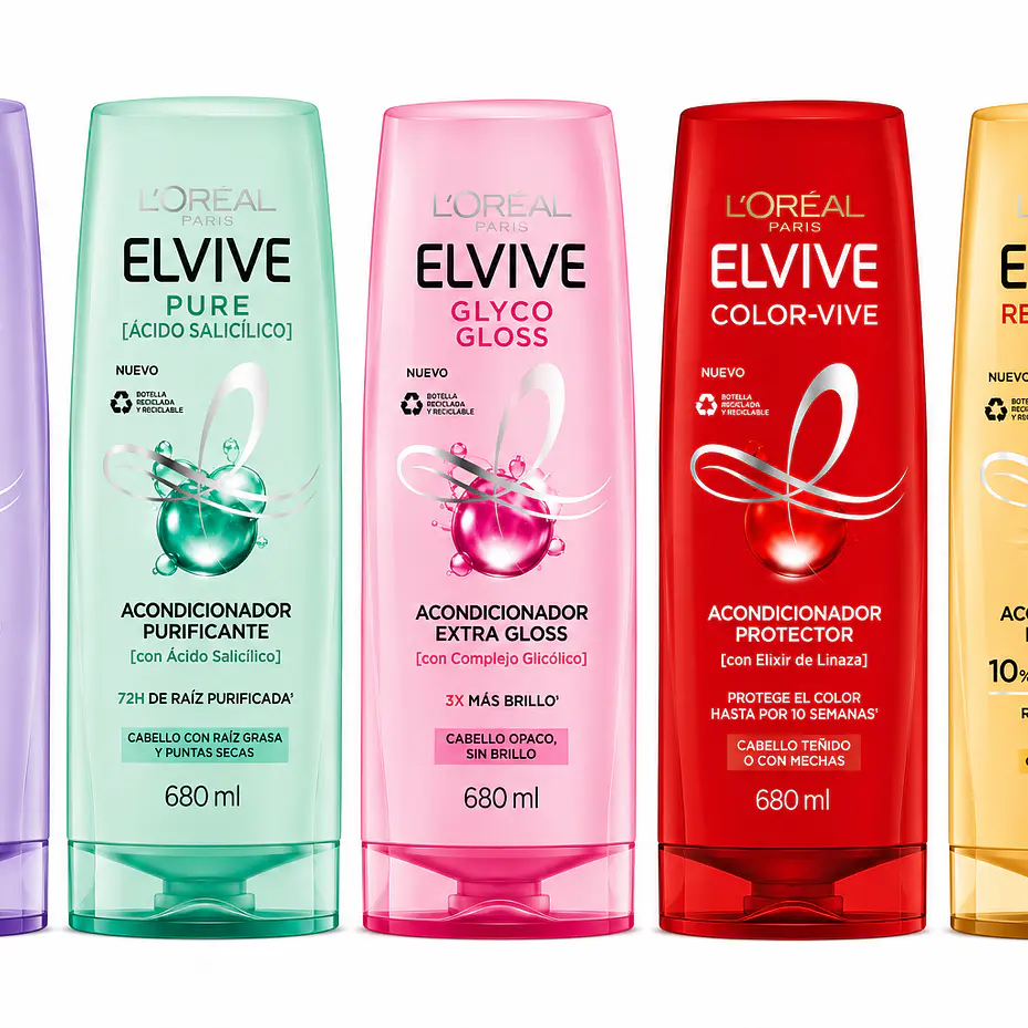 ACONDICIONADOR ELVIVE VARIEDADES 370 ML (12U) 1