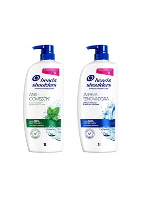 SHAMPOO HEAD SHOULDERS 1L (9U)