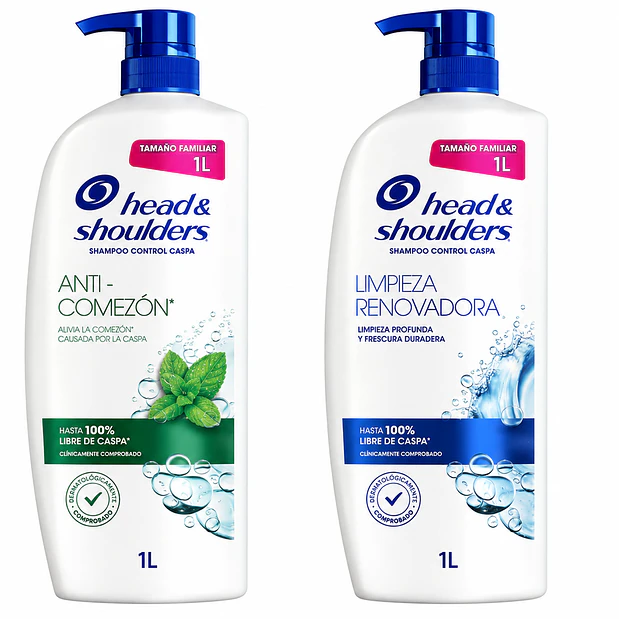 SHAMPOO HEAD SHOULDERS 1L (9U) 1