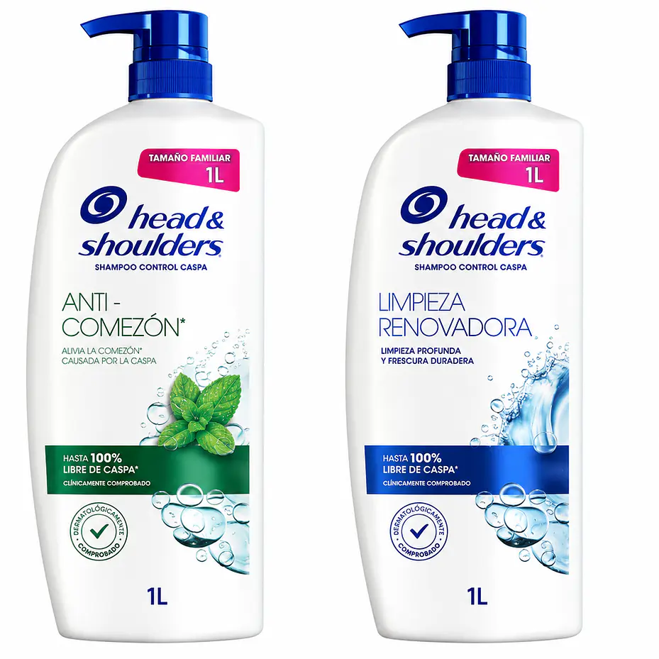 SHAMPOO HEAD SHOULDERS 1L (9U) 1
