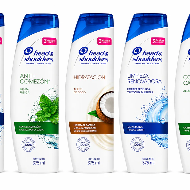 SHAMPOO HEAD SHOULDERS 375 ml (12U) 1