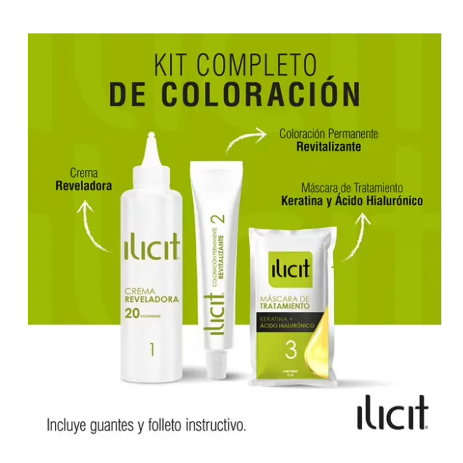 TINTURAS DE PELO ILICIT 10