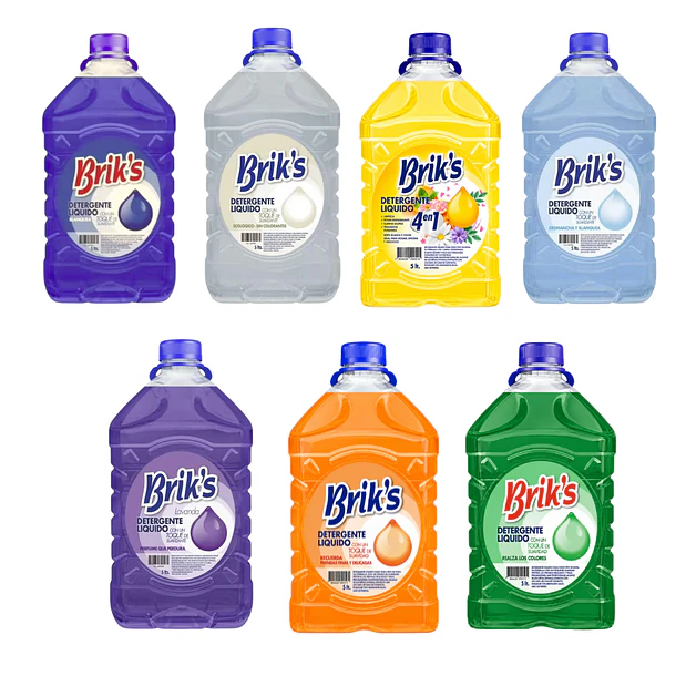 DETERGENTES BRIKS 5 LITROS  1