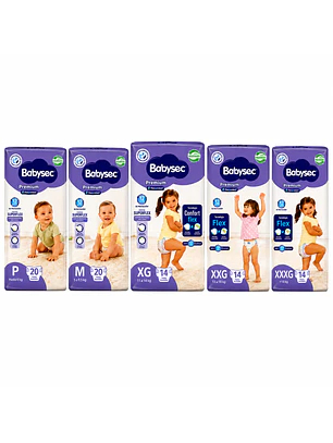 PAÑAL BABYSEC PREMIUM  