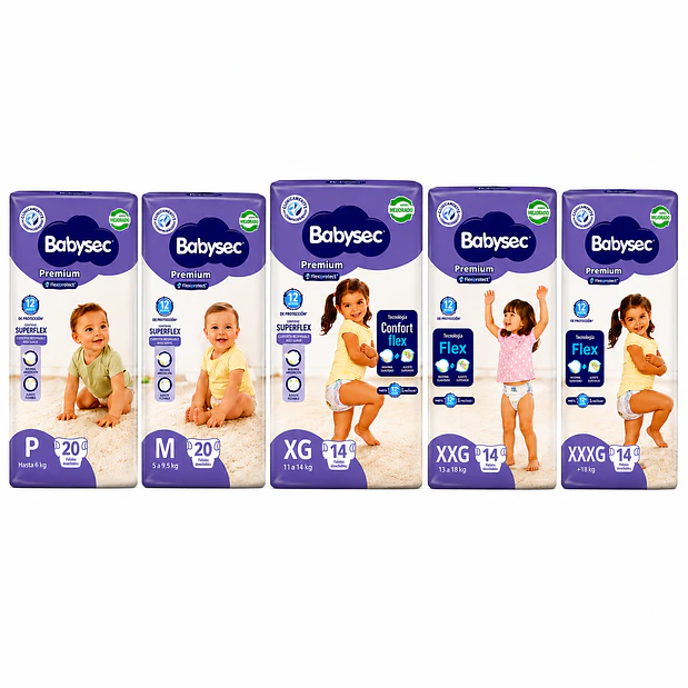 PAÑAL BABYSEC PREMIUM   1