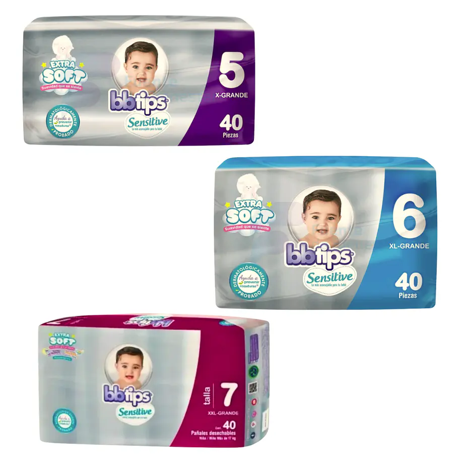 PAÑAL BBTIPS SENSITIVE  1