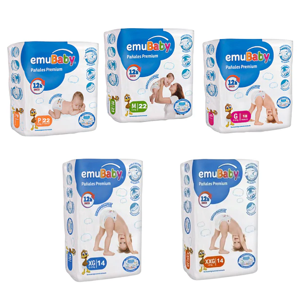 PAÑAL EMUBABY  1
