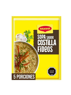 SOPA MAGGI COSTILLA CON FIDEOS 68G 