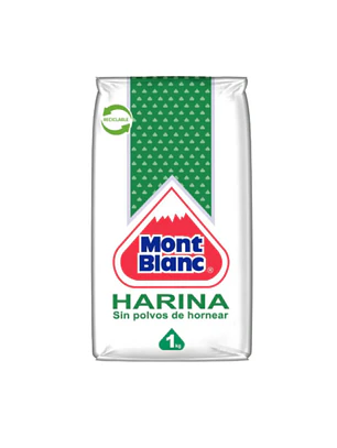 HARINA MONT BLANC SIN POLVO 1K 