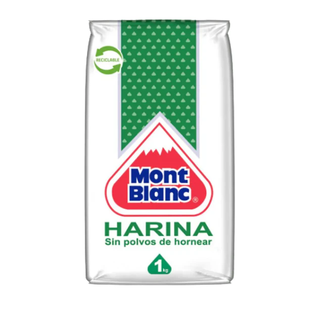 HARINA MONT BLANC SIN POLVO 1K  1