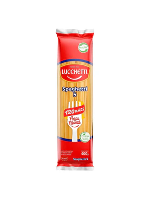 SPAGHETTI 5 LUCCHETTI 400G 