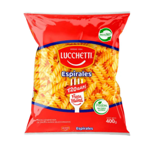 ESPIRAL LUCCHETTI 400G  1