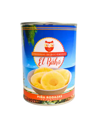 PIÑA RODAJA BUHO 565G 