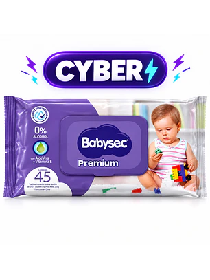 Toalla húmeda Babysec X45
