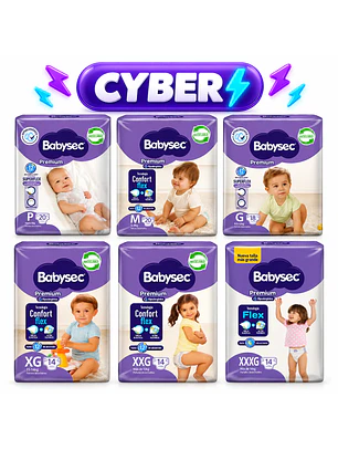 Pañales Babysec Premium – Todas las tallas