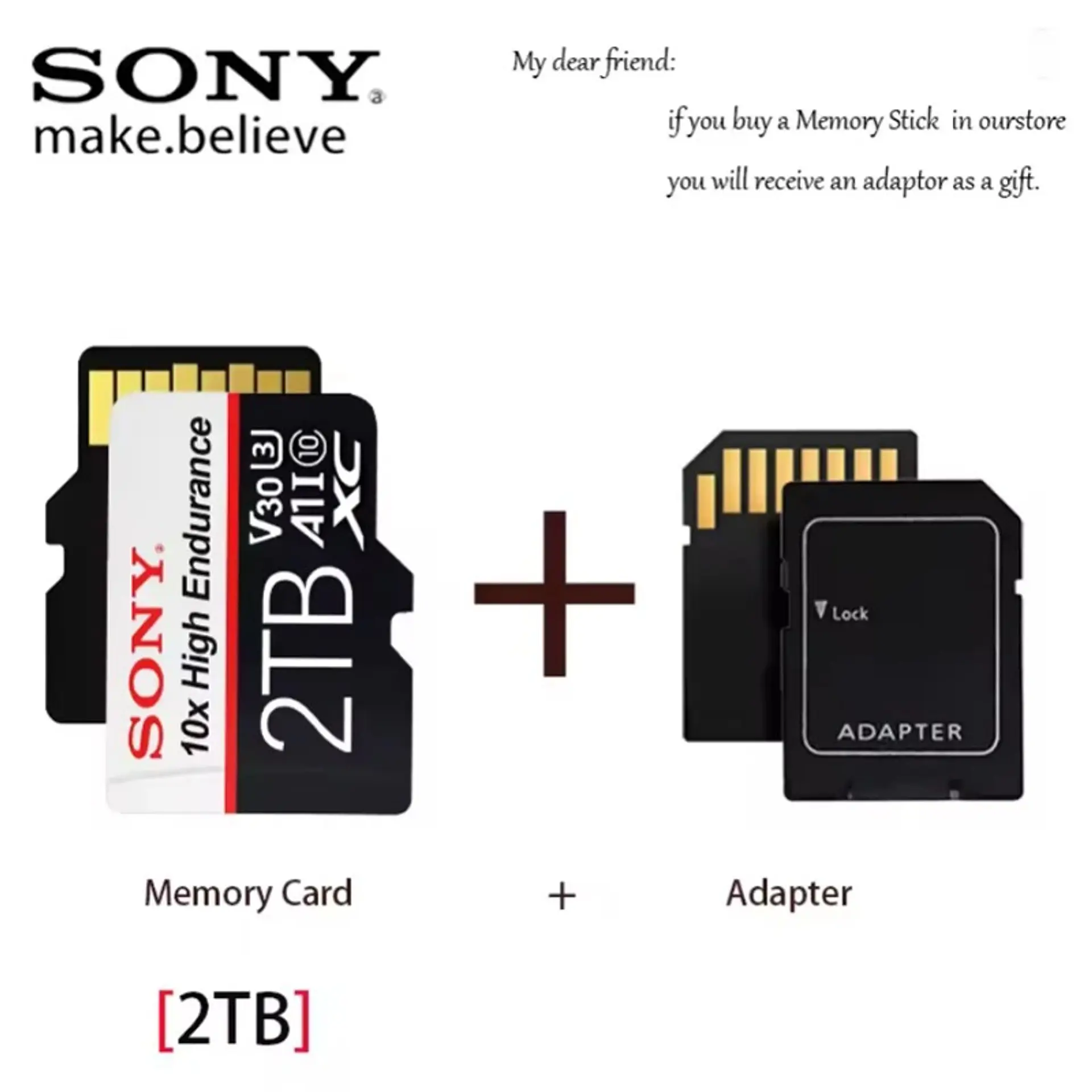 Tarjeta Memoria SD Sony XC 2TB Alta Velocidad 2