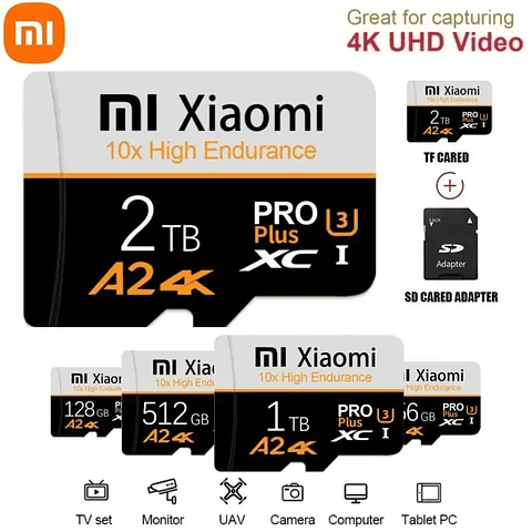 Tarjeta Micro Sd Xiaomi 2 Tb Class Pro Plus