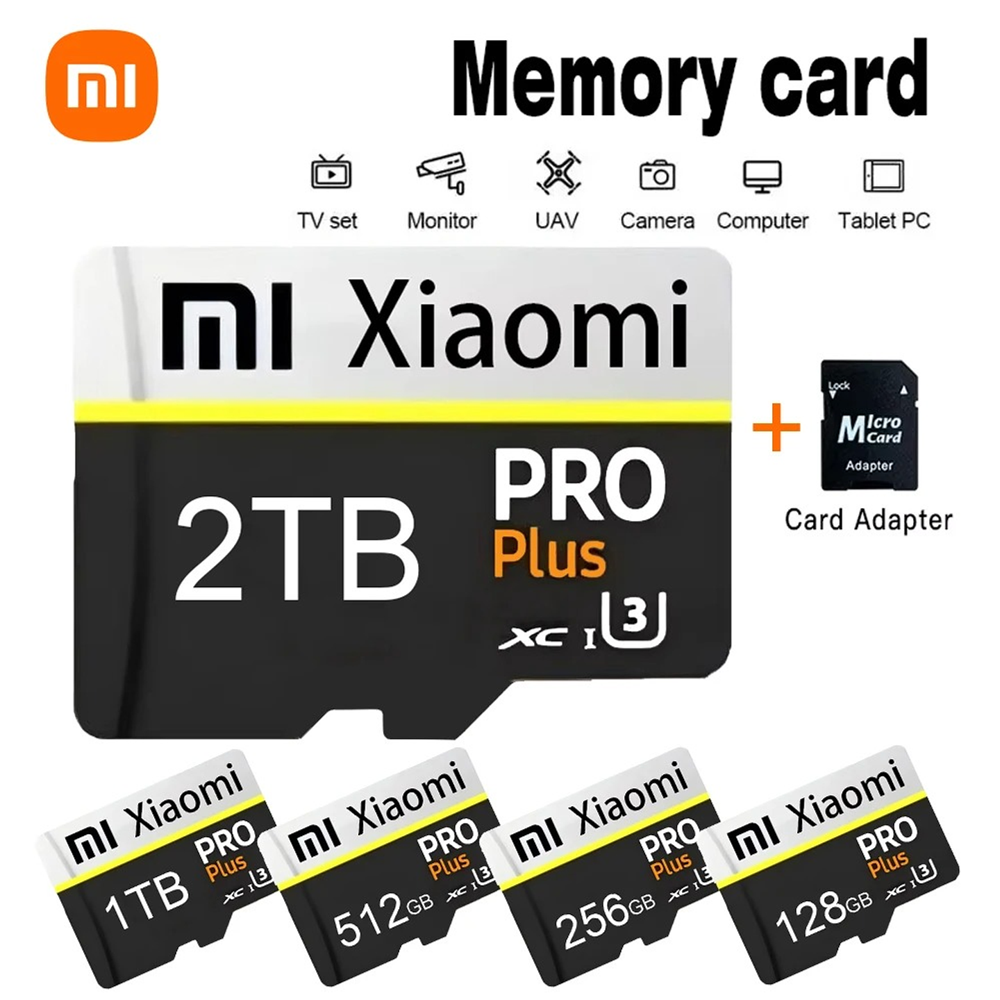 Tarjeta Micro Sd Xiaomi 2 Tb Class Pro Plus 3