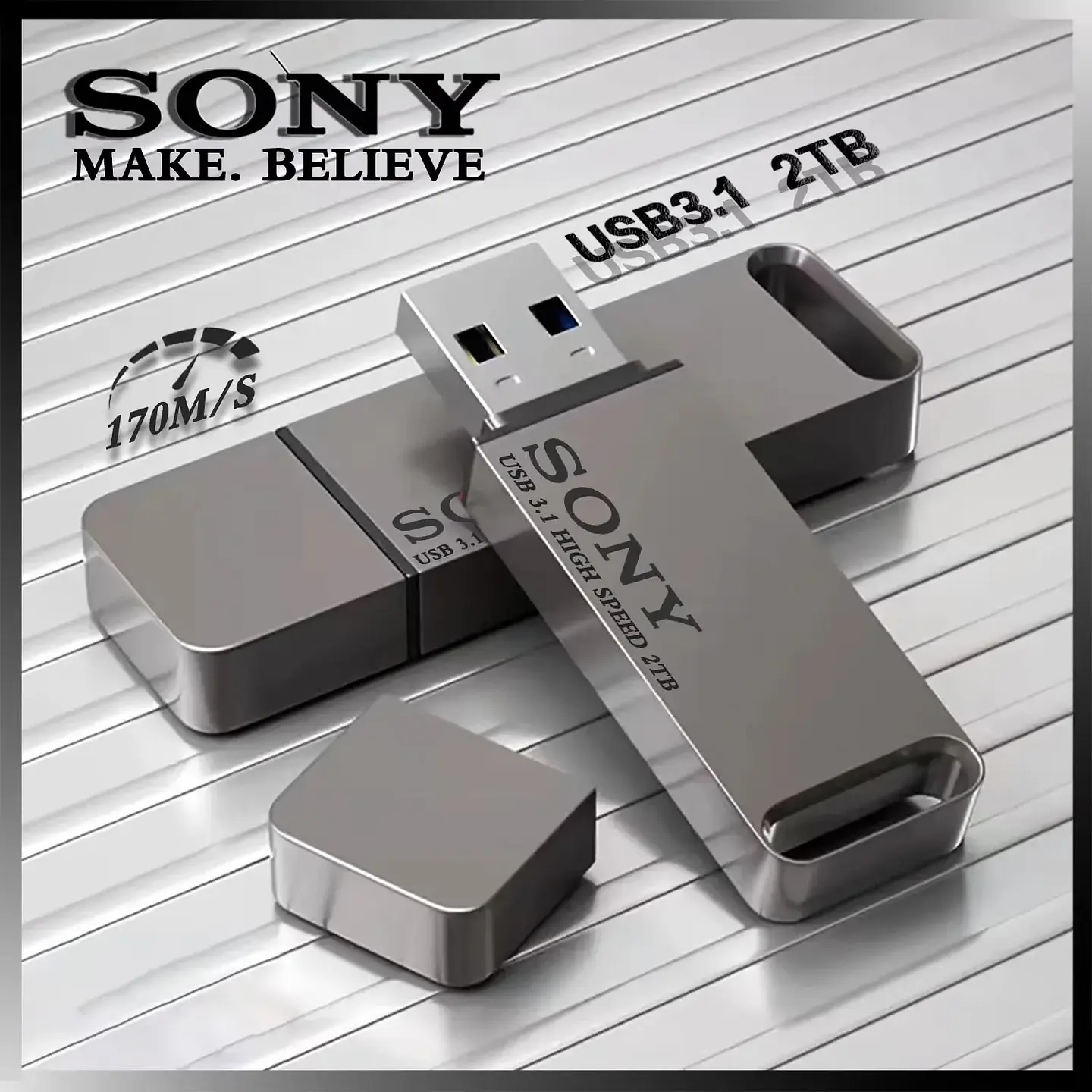 Pendrive Sony 2TB Alta Velocidad USB 3.0 1