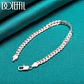 Pulsera Diseño Trenza 6 Mm Estilo Plata 925 Calidad Premium - thumbnail 5