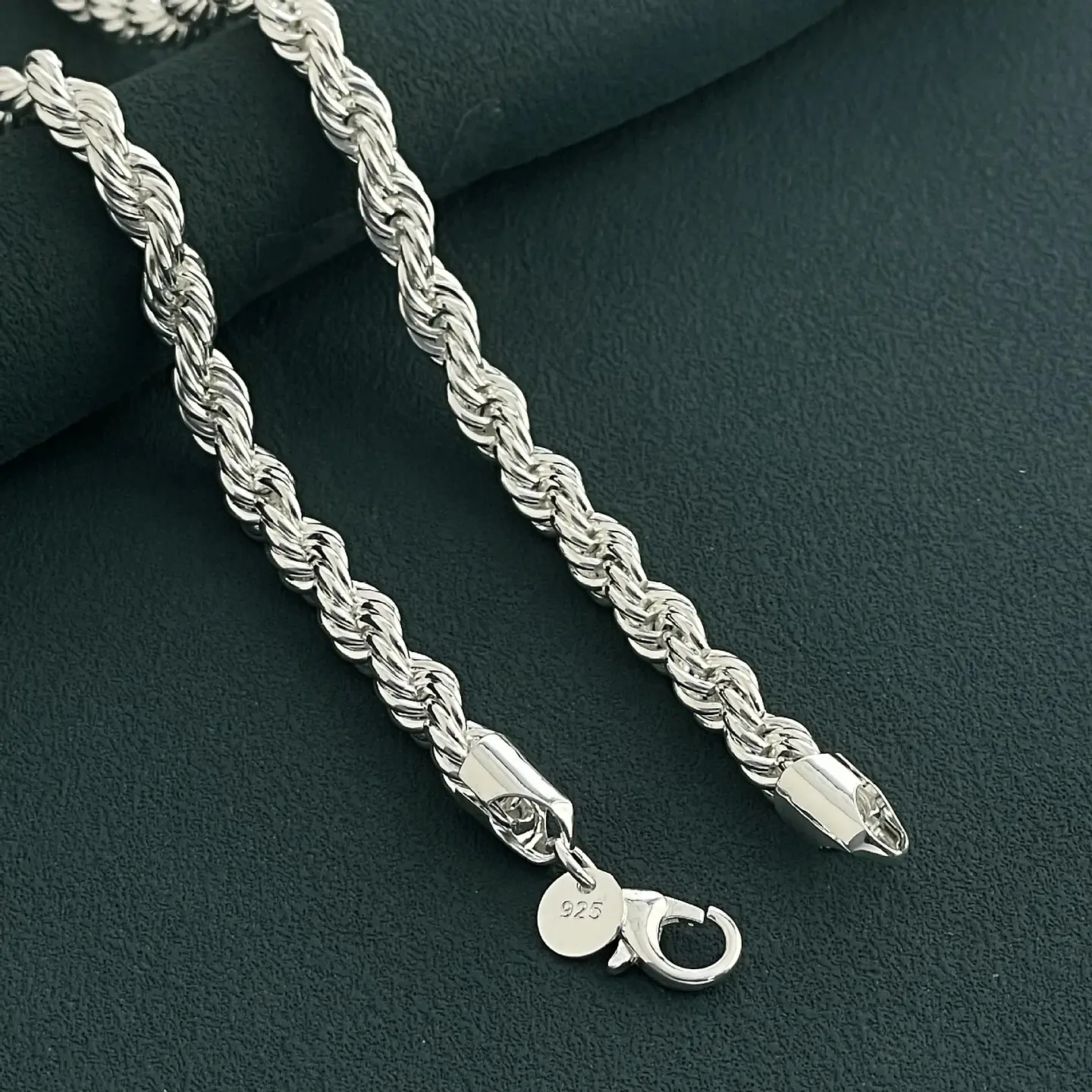 Collar Estilo Plata 925 Diseño Tourbillon 8 Mm 3