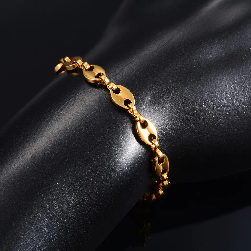 Pulsera Bañada En Oro 18k Diseño Esfera 4