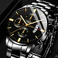 Reloj Geneva Black Motion Black Gold Steel - Miniatura 1