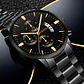 Reloj Geneva Black Motion Black Gold Steel - Miniatura 3
