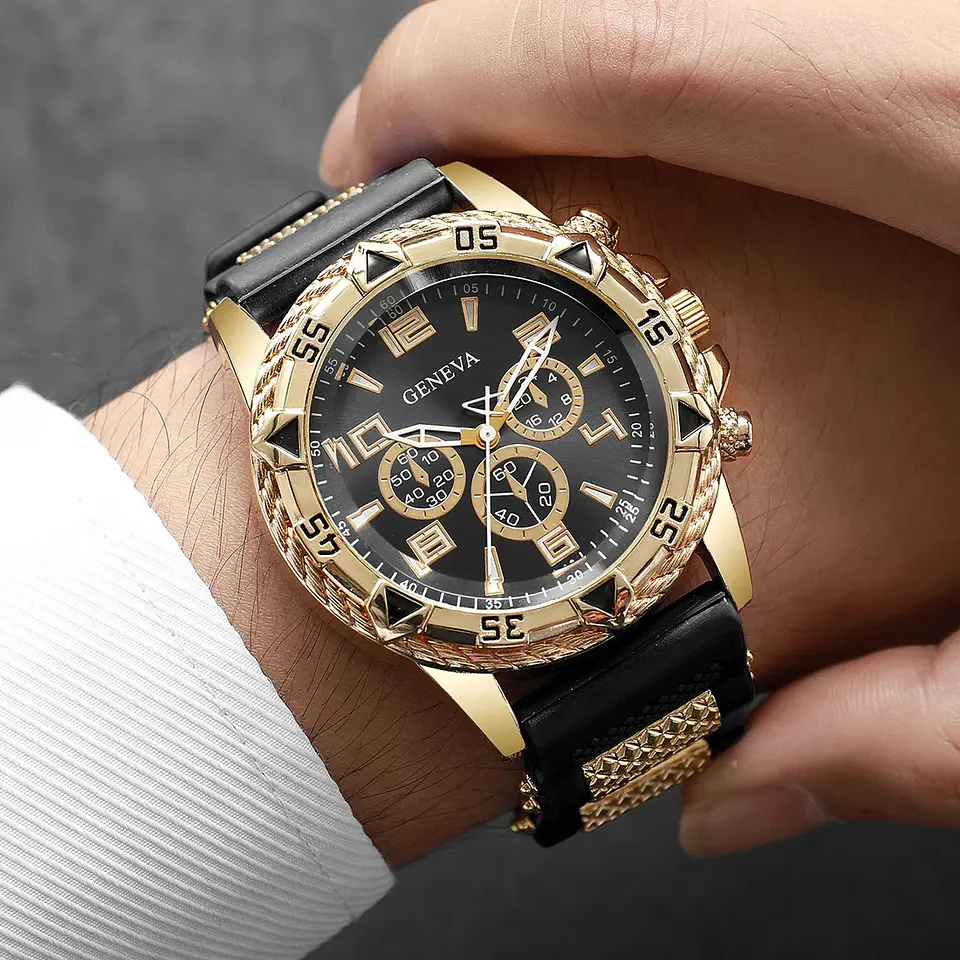 Reloj Geneva Diseño Dorado 1
