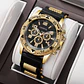 Reloj Geneva Diseño Dorado - Miniatura 3
